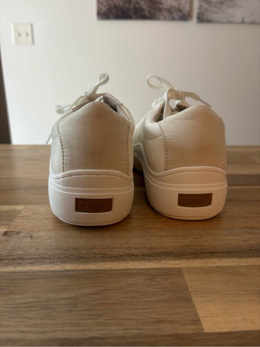 Dr. Scholls Time Off Platform Sneakers Women's White Size 11 M - Picture 2 of 9